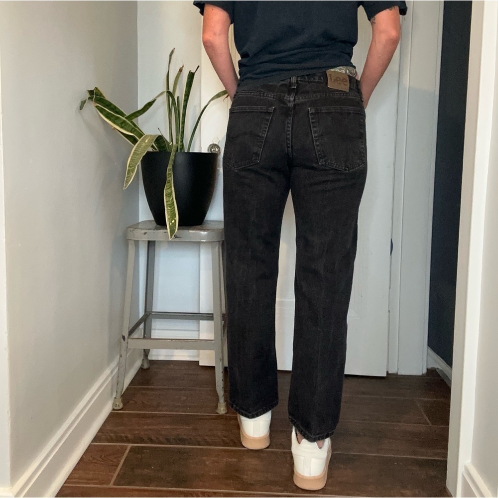 Lee Regular Fit Jeans Men’s 33x30 Black Straight Leg
